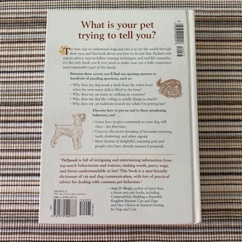 2 Pet Training Books ~ Pet Speak & Ain’t Misbehavin’